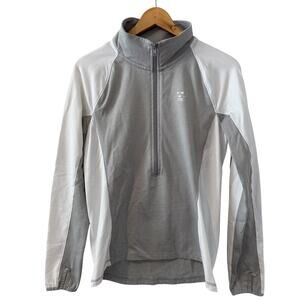 Victorias Secret Pink Athletic Quarter Zip Sweatshirt Gray M